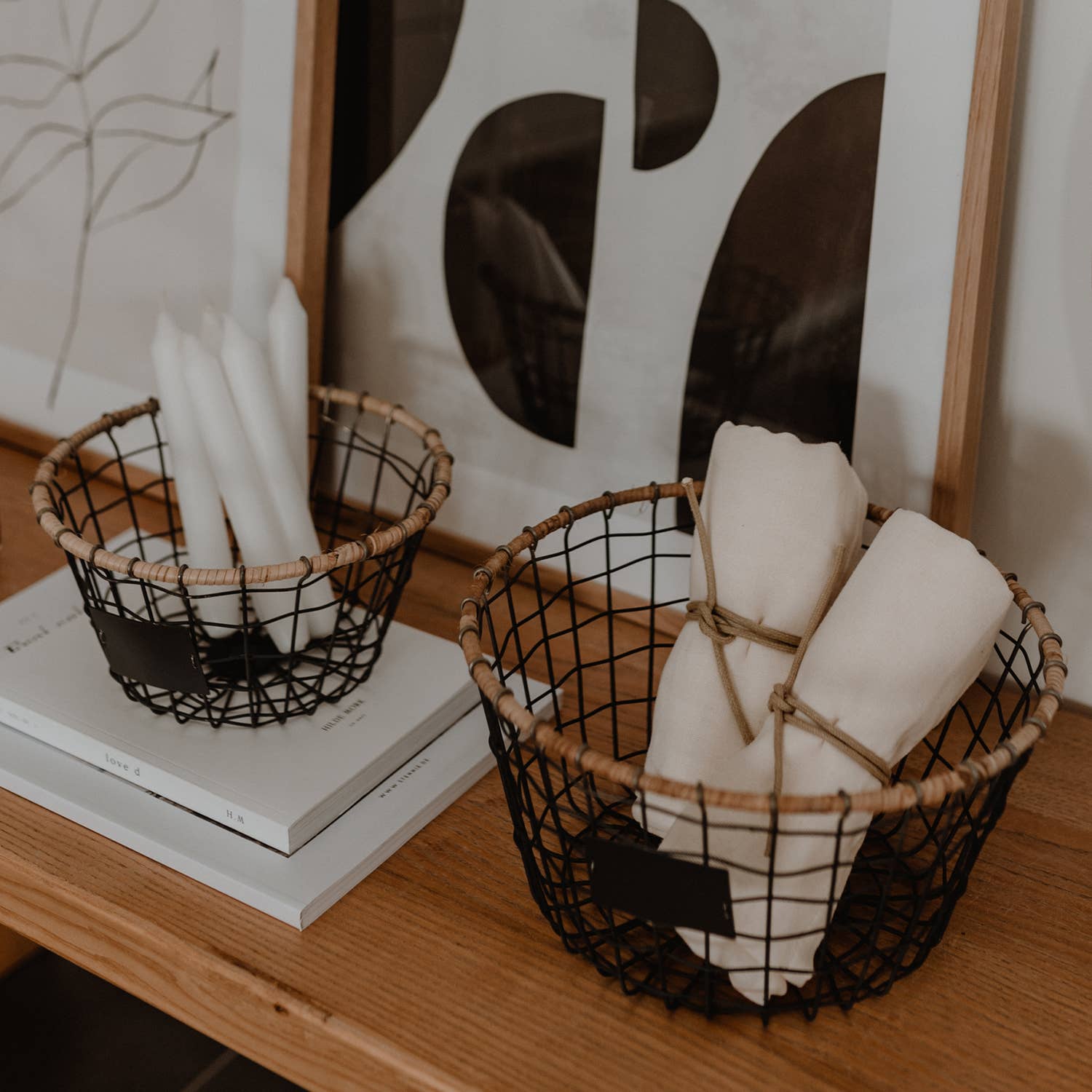 Eulenschnitt - Wholesale Basket - wire basket round 20cm (PU = 6 pcs)0