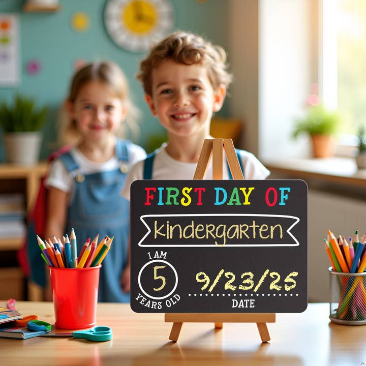 Pearhead - Wholesale Chalkboard - Kids & Baby - First And Last Day of School Photo Sharing Chalkboard Signs6