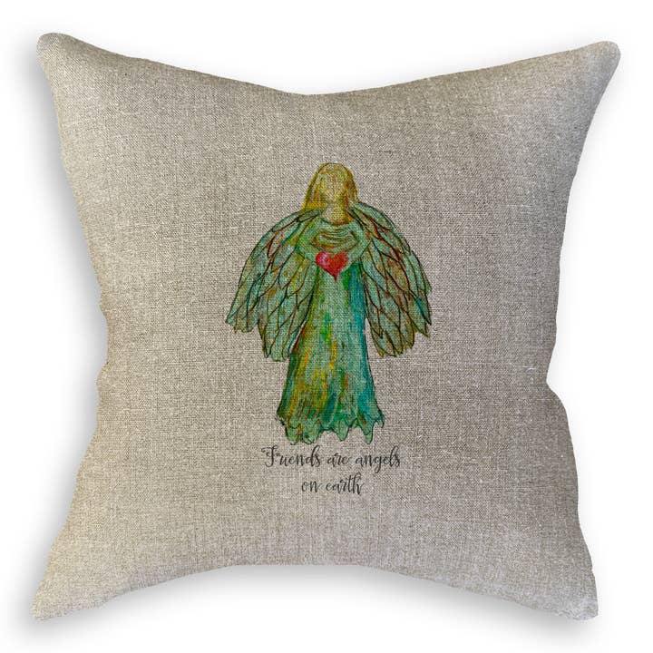 French Graffiti - Wholesale Tea Towel - Colorful Angel with Heart10