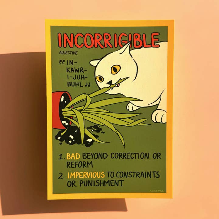 Incorrigible Mini Print for wholesale by Alice Yang
