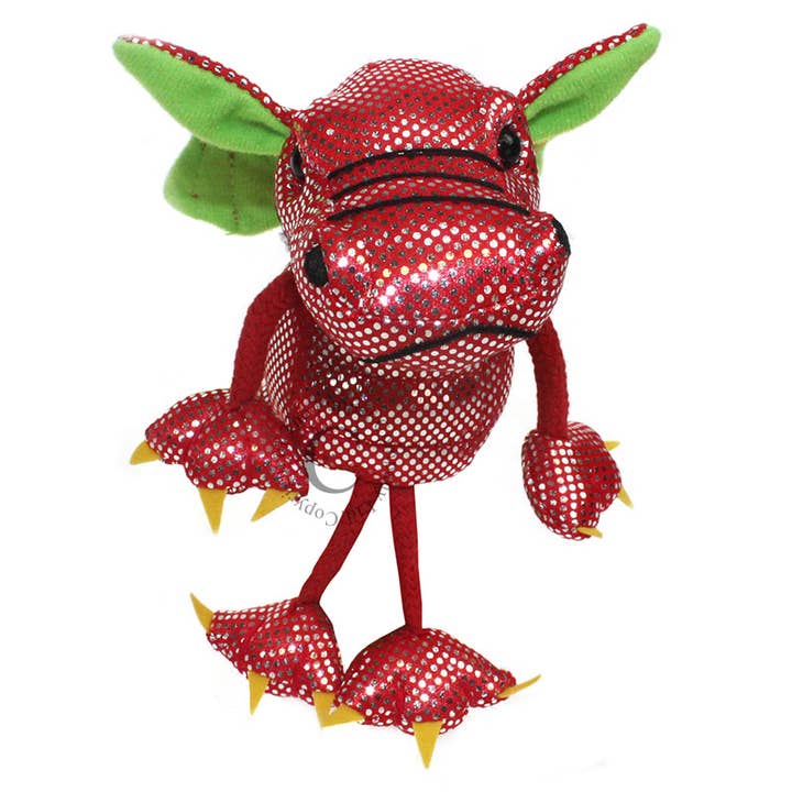 The Puppet Company (US) - Wholesale Finger Puppet - Kids & Baby - Finger Puppets: Dragon (Red)