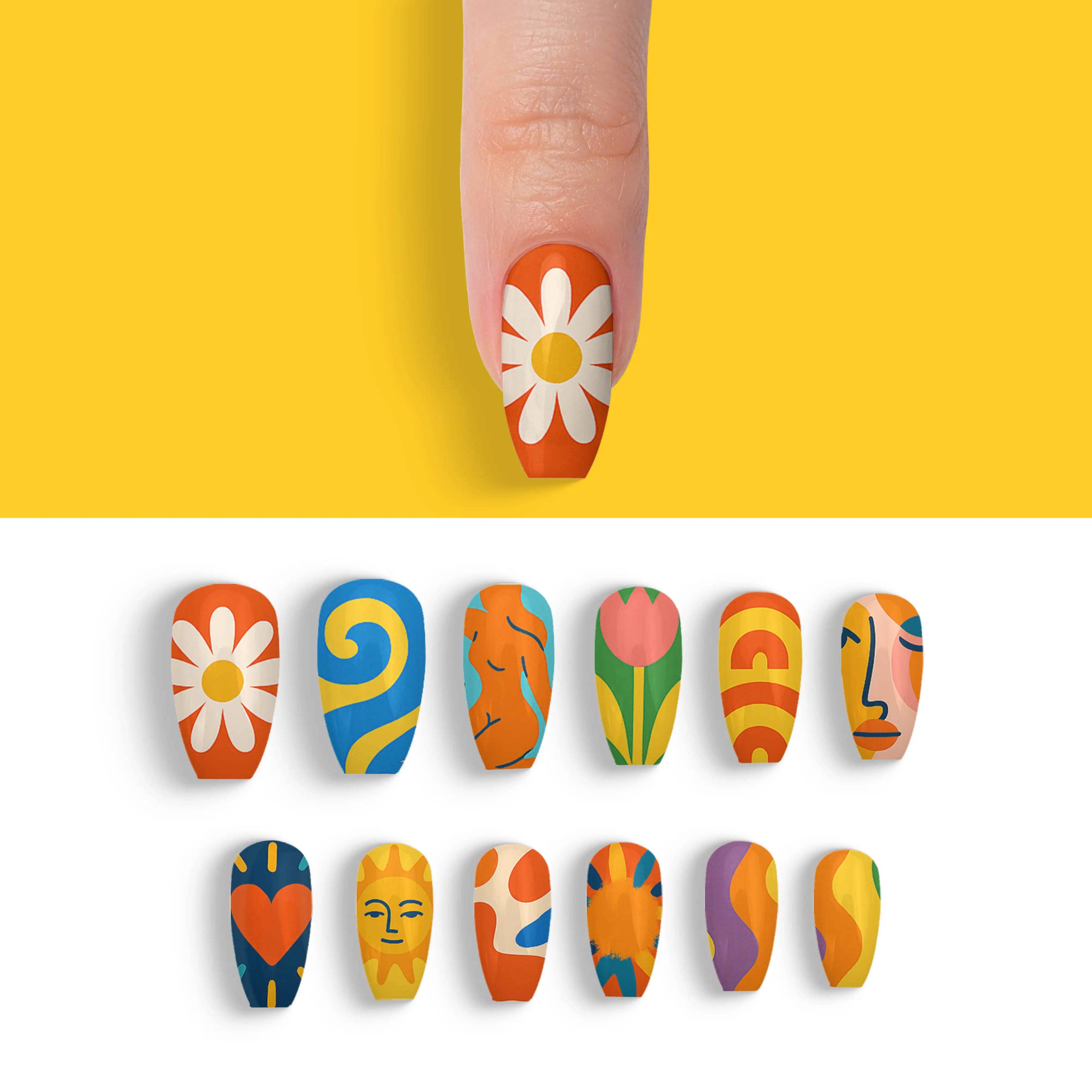 FYNE BODY - Wholesale Press-on/fake nails - Splat-tastic Canvas Creativity Press-On Nails56