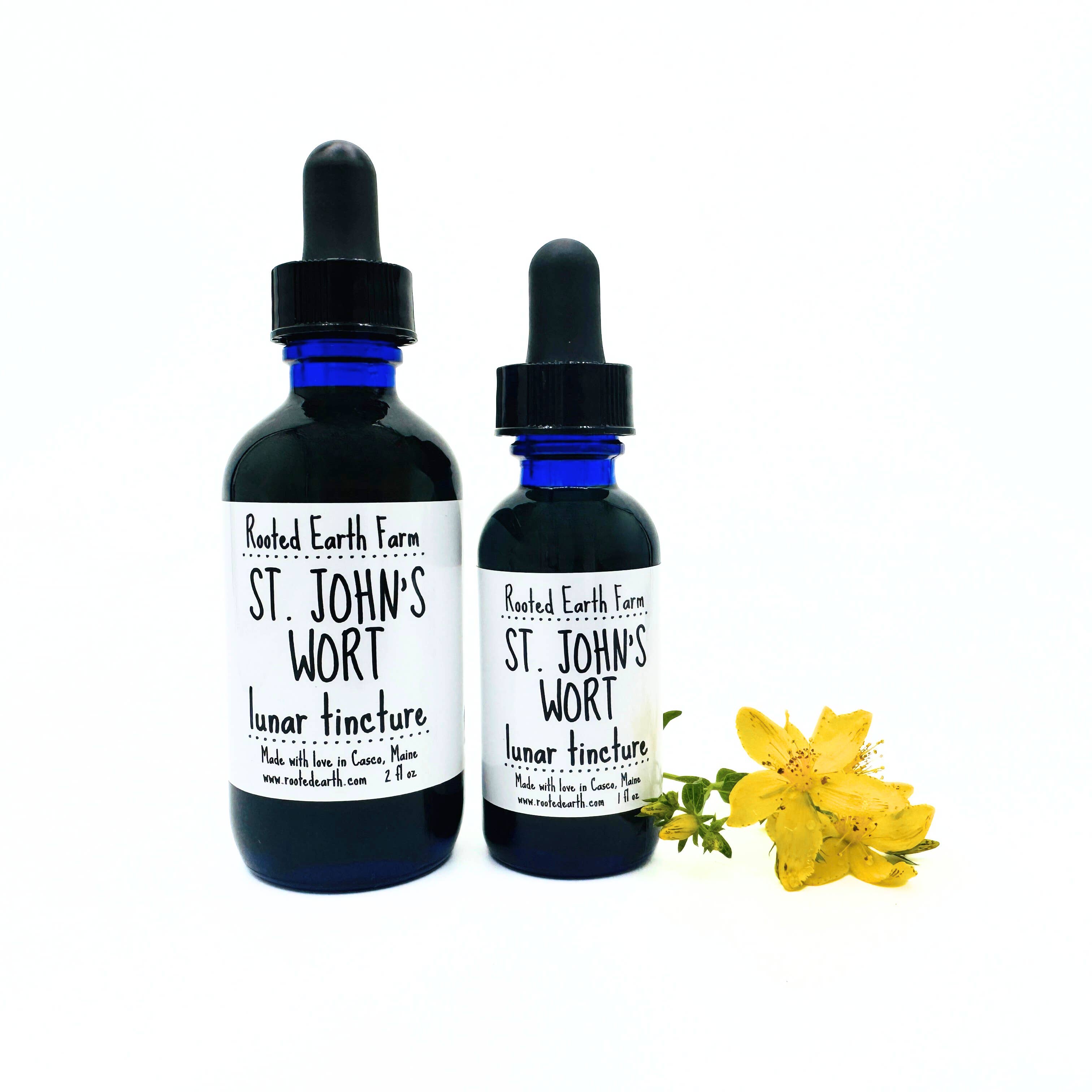 Rooted Earth Farm + Apothecary - Wholesale Tincture - St. John's Wort Tincture - 2 Size Options5