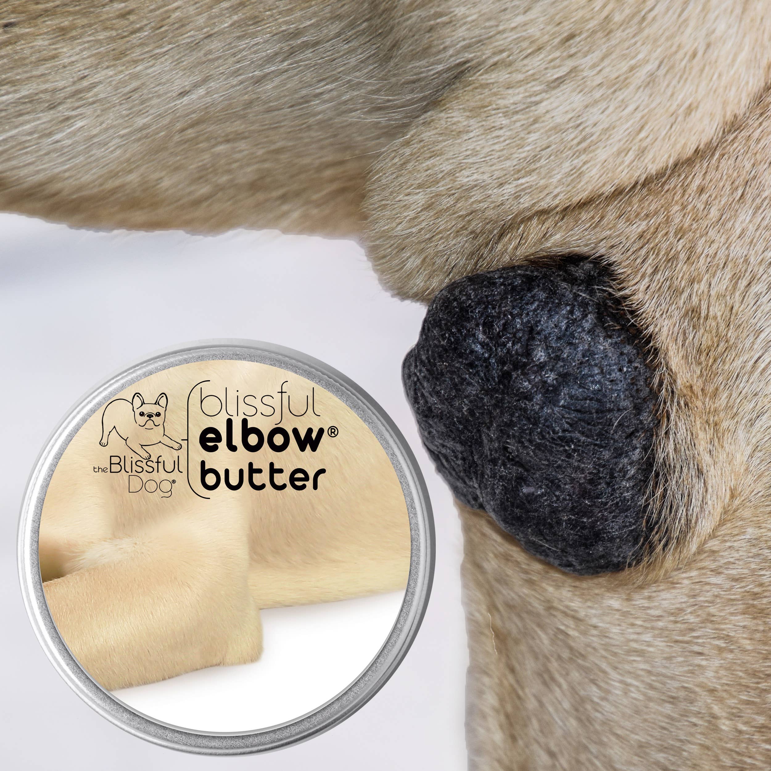 The Blissful Dog – wholesale Pet balm – Dog – Elbow Butter for Dog Elbow Calluses in Tins & Tubes7