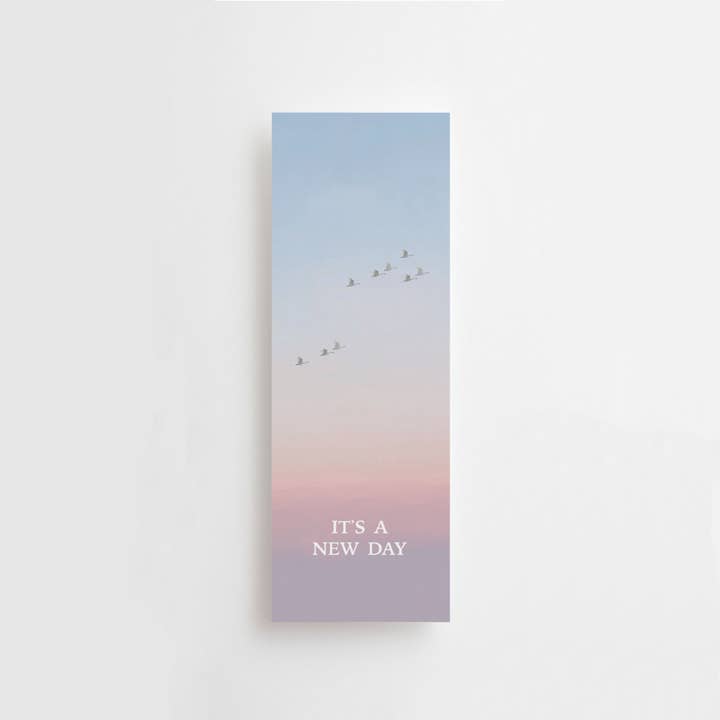 IT'S A NEW DAY - BOOKMARK  for wholesale by Anna Cosma