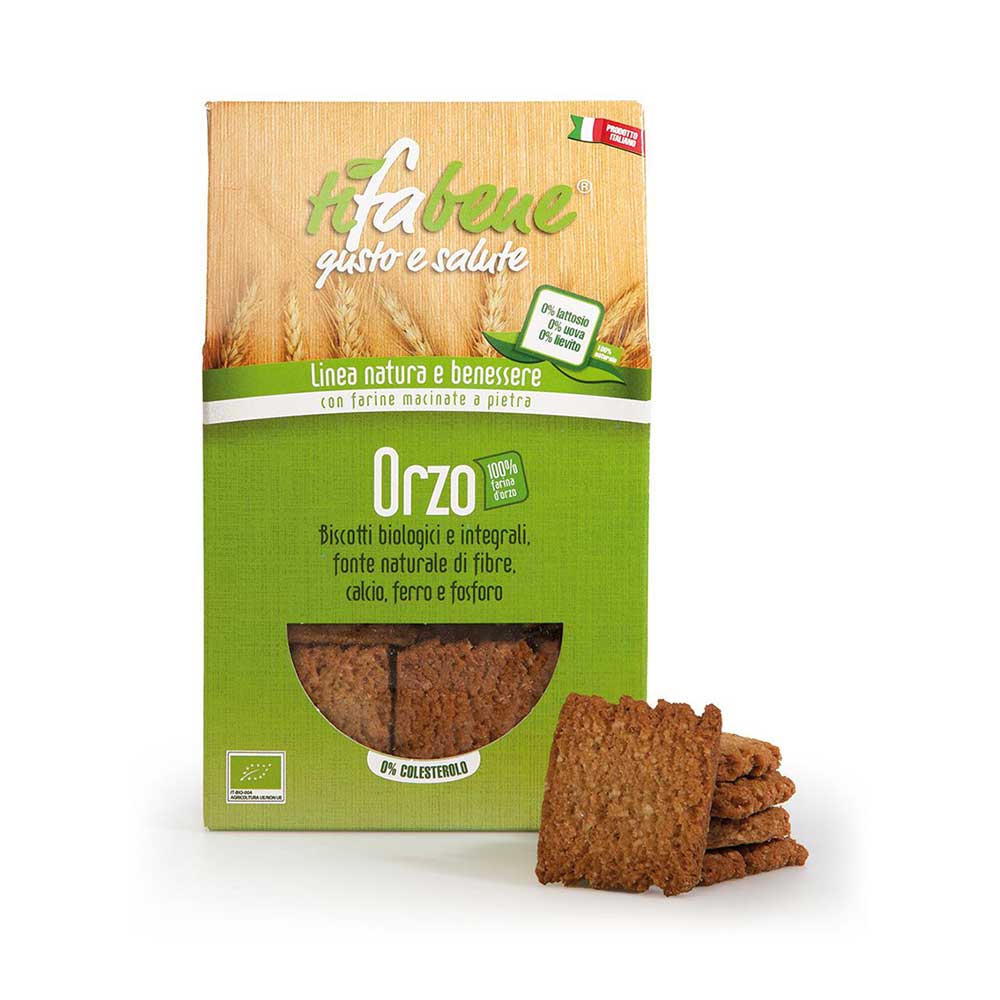 Le deliziose pasticceria sas Ti fa bene bio - Wholesale Cookie - Biscotti Digestivi Integrali d'Orzo Biologici