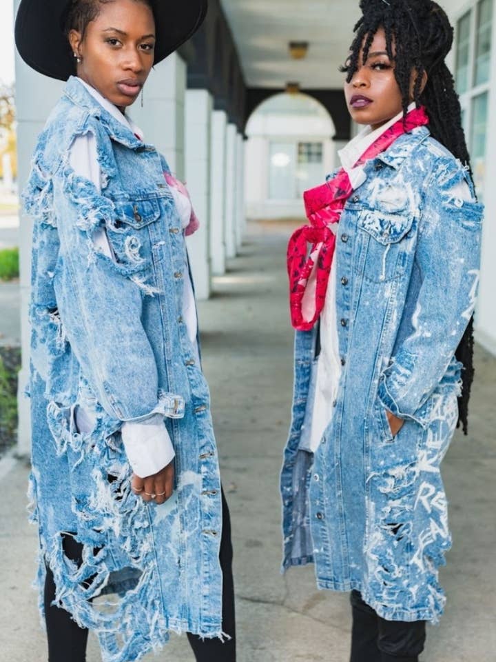 Midcalf Denim Trench for wholesale by Kissed by BO