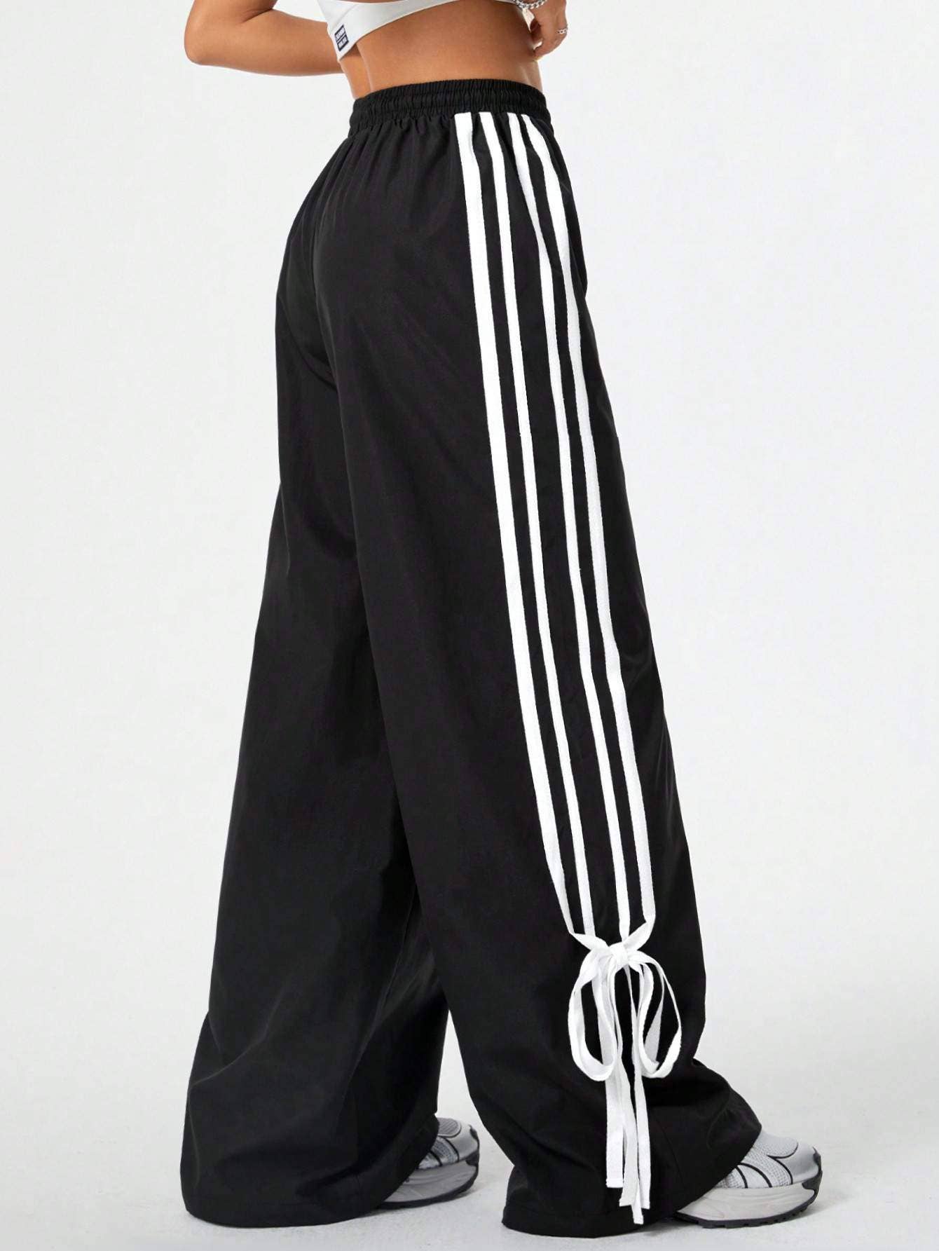 Queen Fashion - Wholesale Pants - Women's - tie waist bow decoration for sports and streetwear17