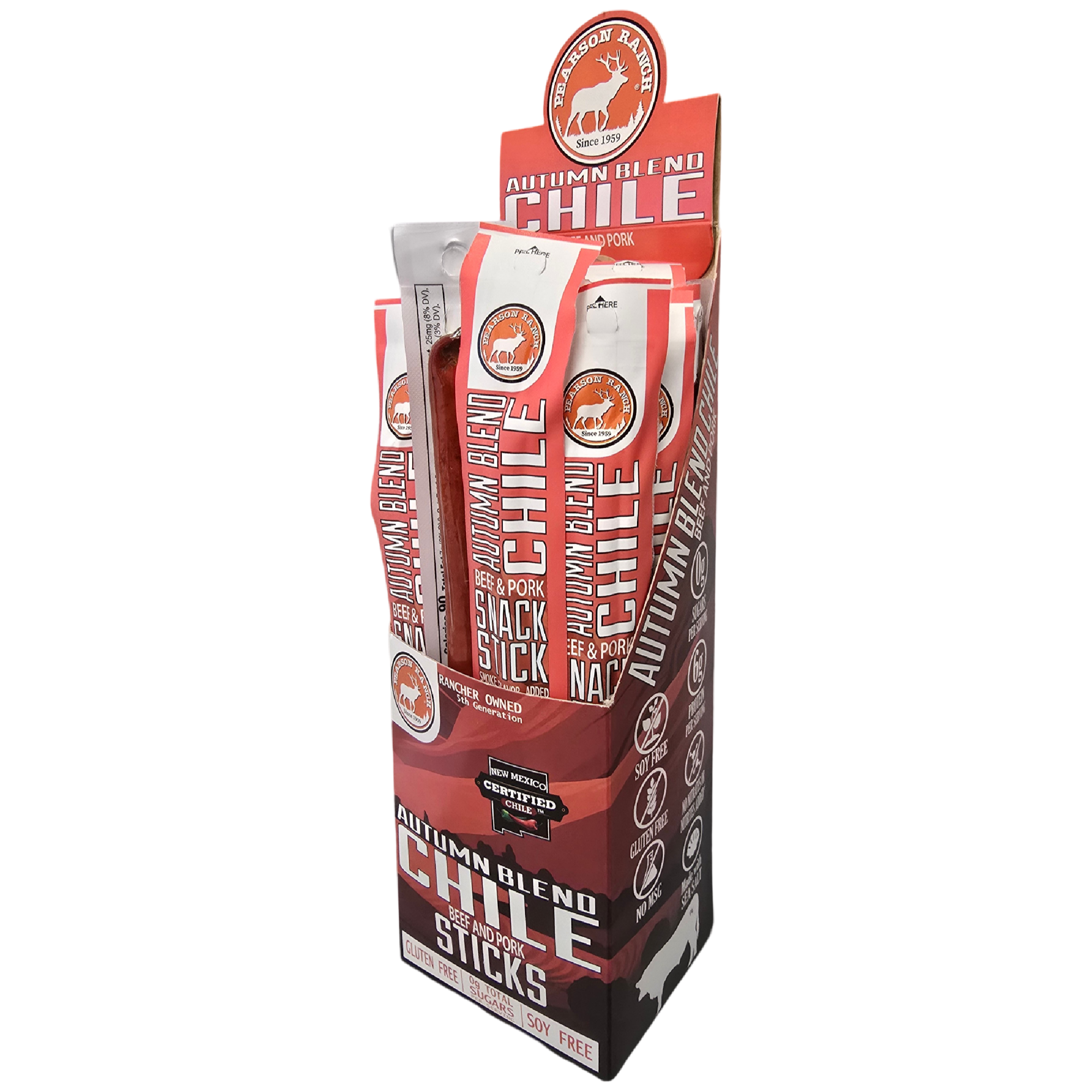 Pearson Ranch Elk & Bison Jerky - Wholesale Retailer Display - Food & Drink - 162 Count POP Display Starter Kit4