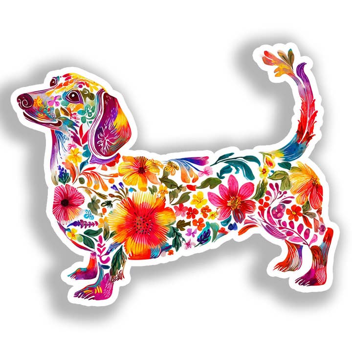 Dackel Hund Aufkleber # A019742 für den Großhandel von Yoonek Graphics