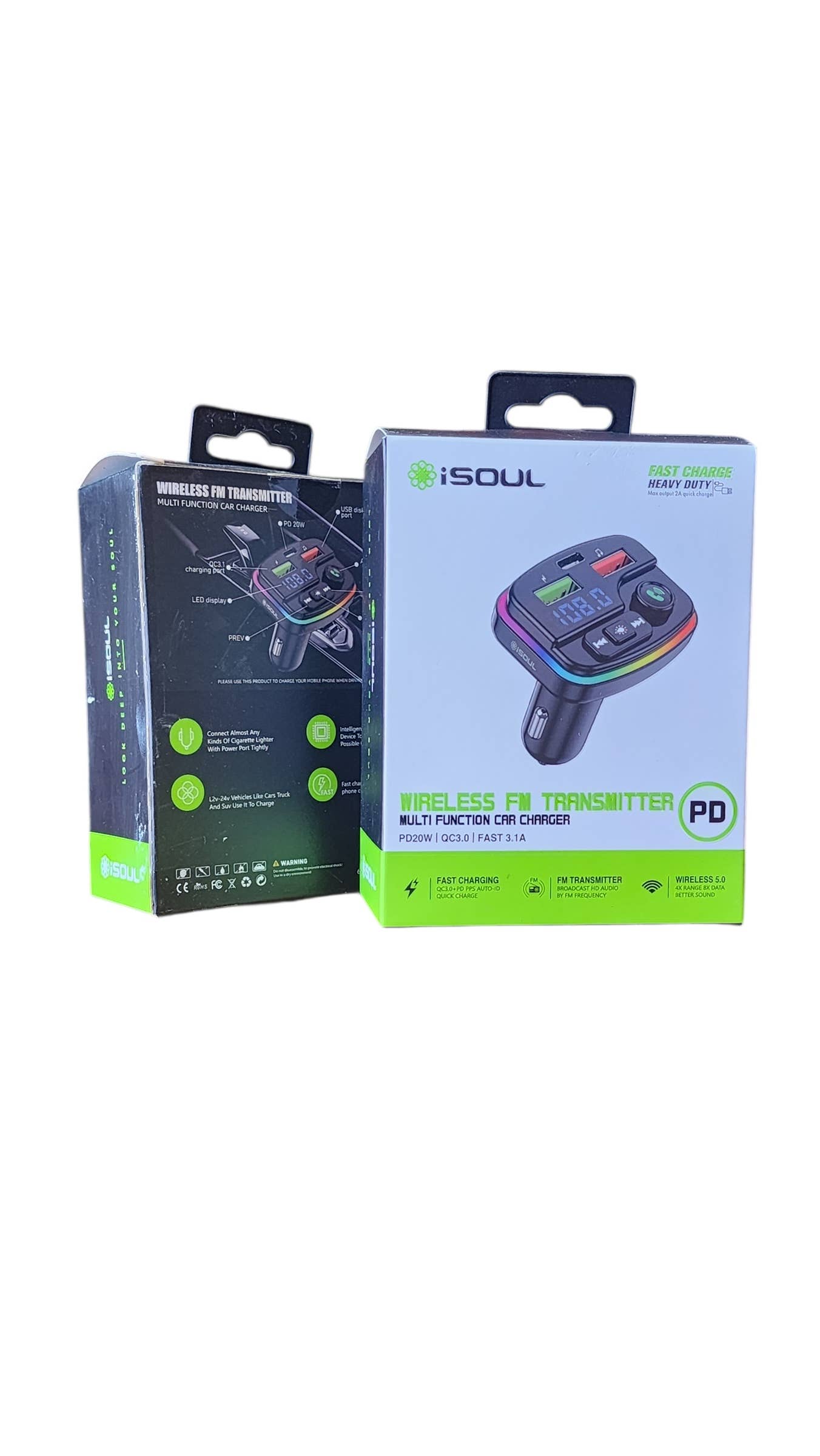 Mighty Wireless - Wholesale Power Adapter - iSoul Wireless FM Transmitter with PD Function ALSA9152