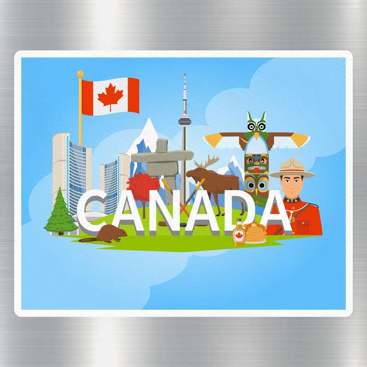 Canada Travel Sticker for wholesale by GraffMerch.com