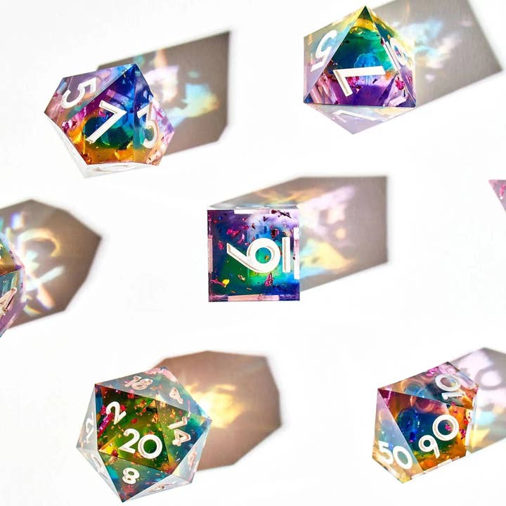 Dispel Dice - Vendita all'ingrosso Dadi - Set di dadi poliedrici CMYK da 7 pezzi5