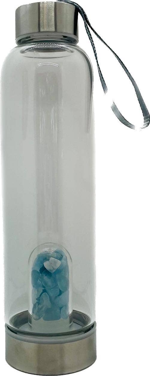 chakra-chic.com - Wholesale Water Bottle - Crystal Elixir Gemstone Water Bottle 16 oz with Carry Strap31