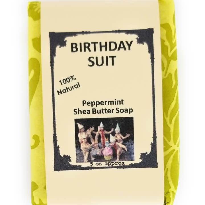 Peppermint 100% Natural Shea Butter Soap for wholesale by Corner Soap Shop