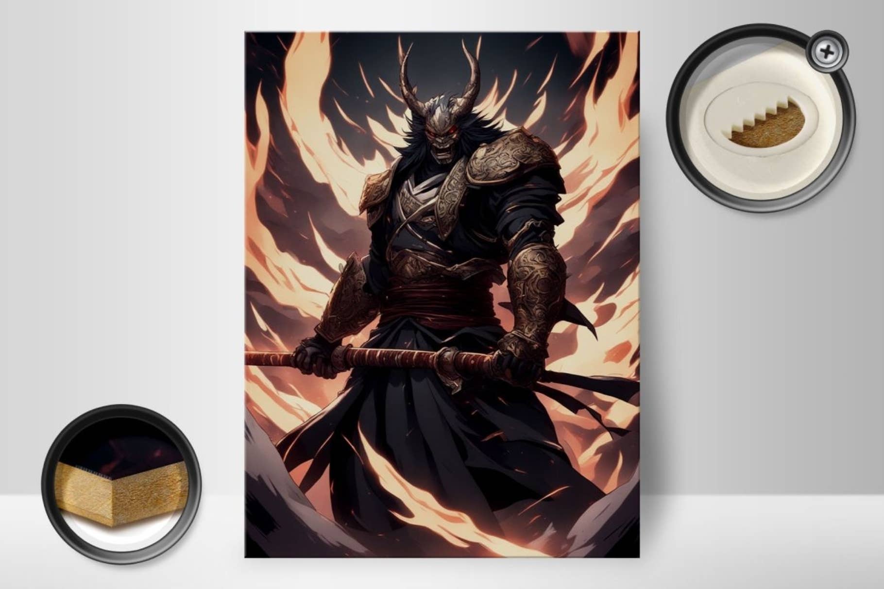 Femer - Wholesale Sign - Wooden Sign 20x30cm Japanese Combat Mentor of Xint1