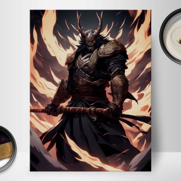 Femer - Wholesale Sign - Wooden Sign 20x30cm Japanese Combat Mentor of Xint1