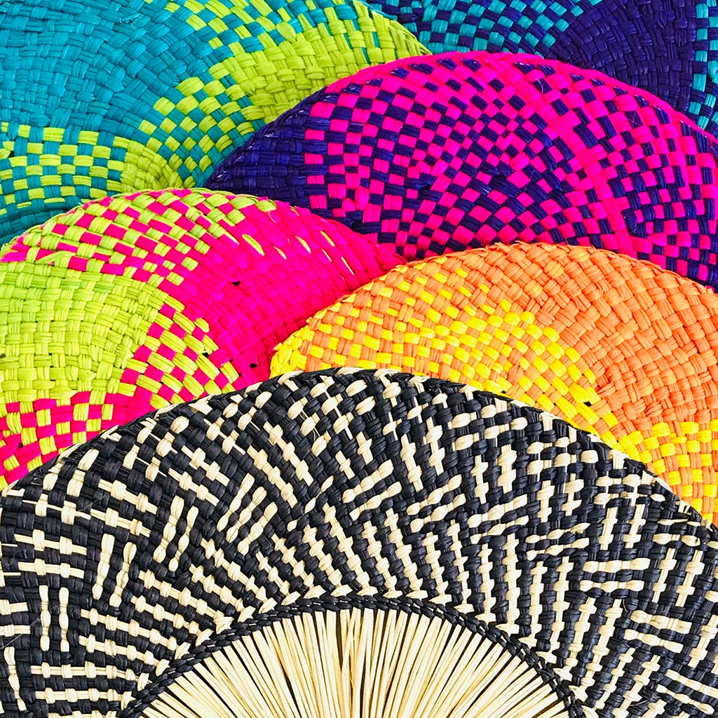 Belart Fair Trade – Engroshandel Halskæde med store vedhæng – Iraca Statement vævet Degradee Jolie halskæde8