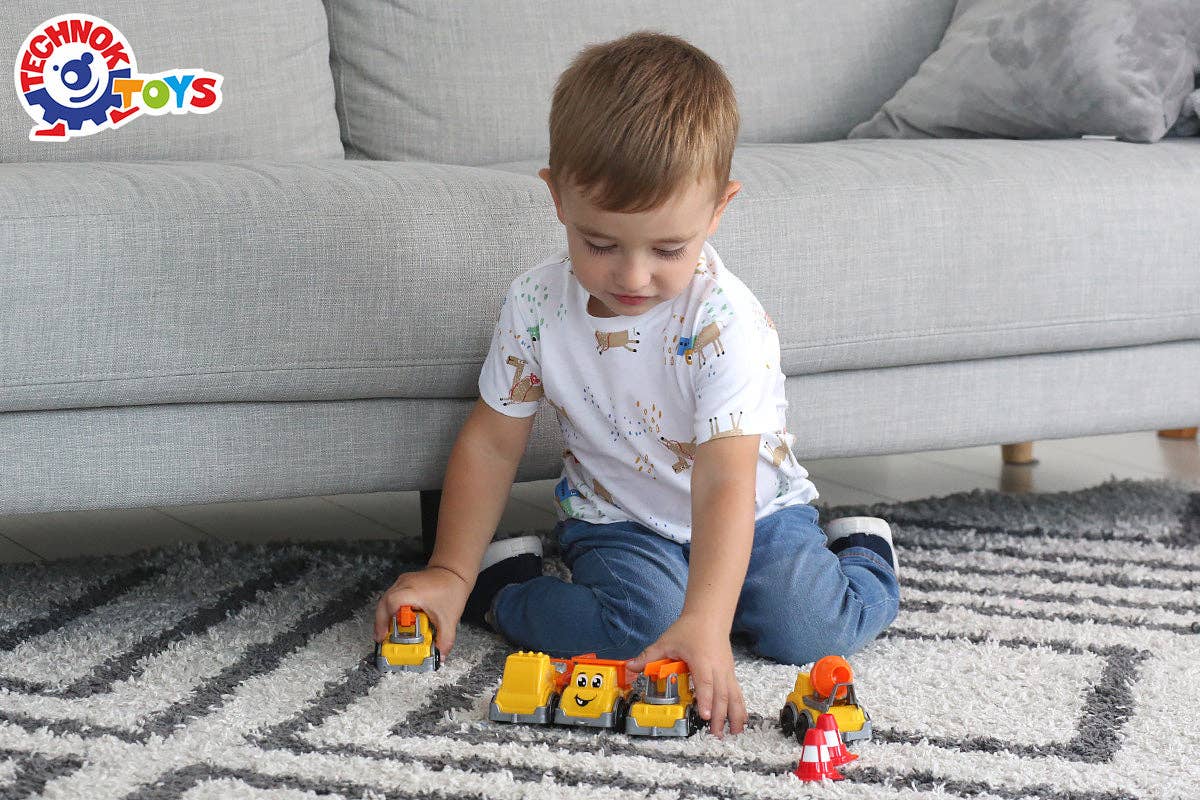 Technok - Wholesale Toy Car/Truck - Kids - TECHNOK Assorted Construction Truck Toys - Kids Construction6