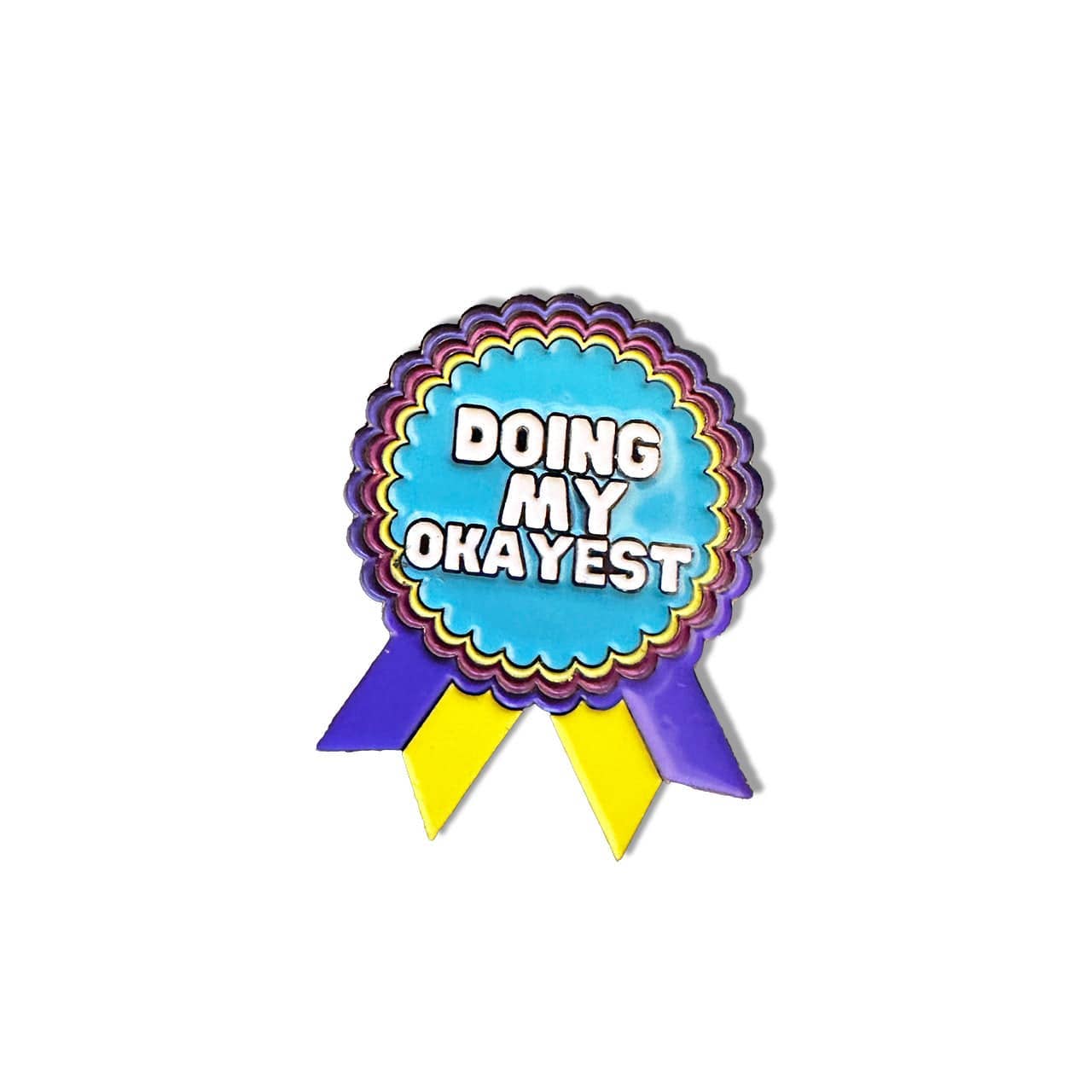 Neon Doing My Okayest Golf Ball Marker with Magnetic Hat Clip for wholesale on Faire2