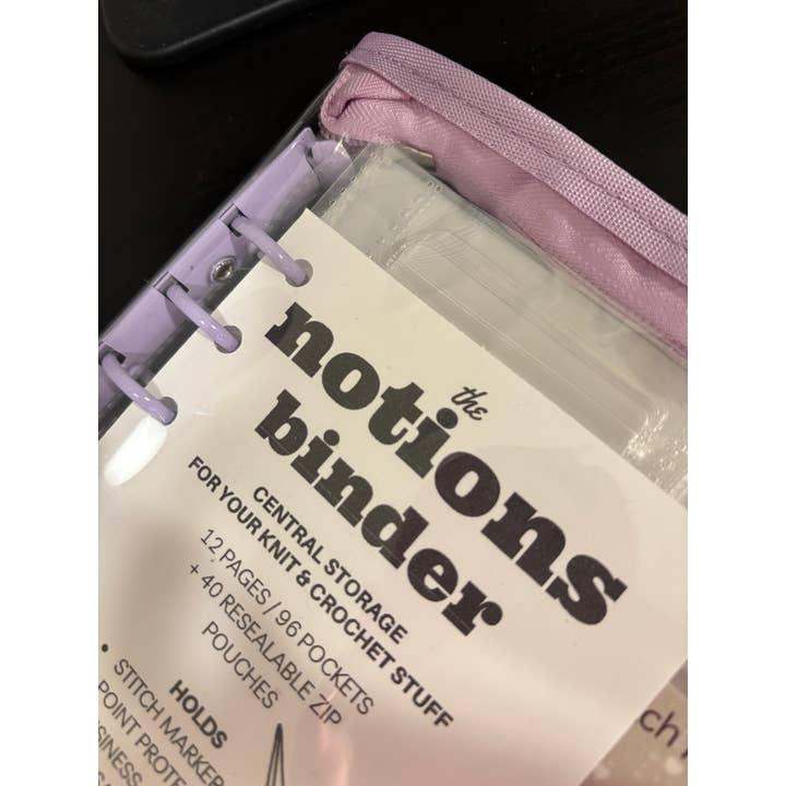 Comma Craft Co - Wholesale Knitting/Crochet Supplies - The Notions Binder - Deluxe Knitting and Crochet Organizer2