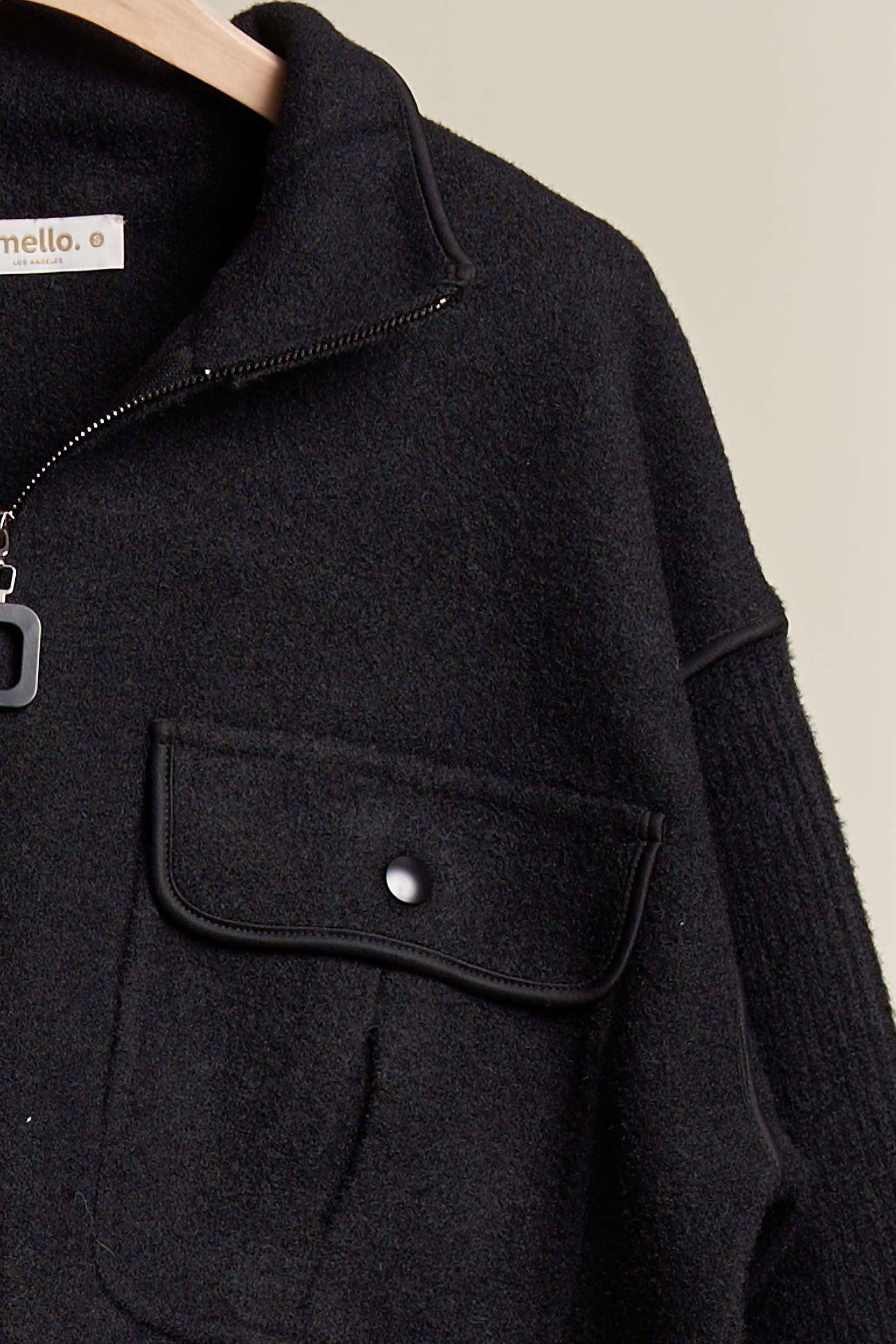 Mello. - Vente Veste de sport – femme - Veste surdimensionnée à manches en tricot11