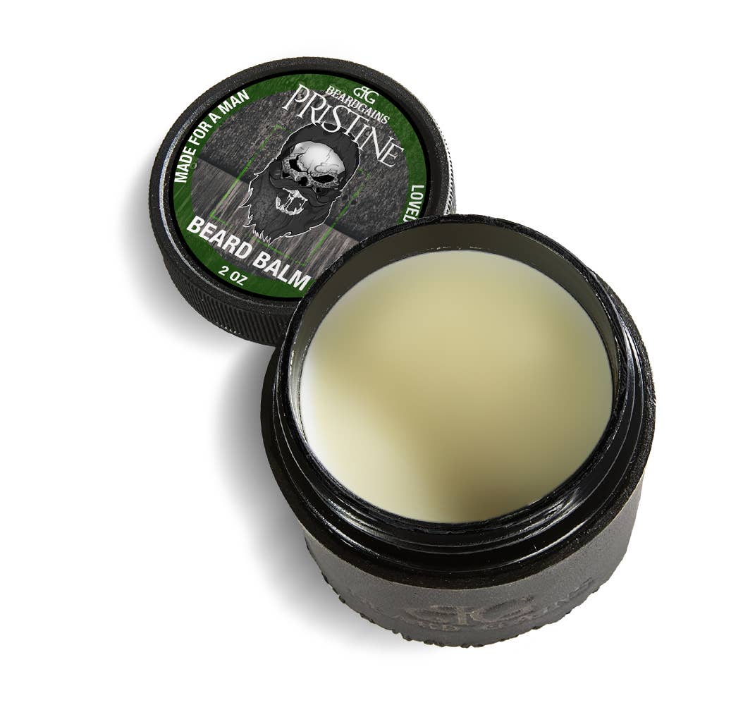 Beard Gains - Vendita all'ingrosso Prodotti per la barba - Beard Gains, balsamo da barba Pristine da 2 once1