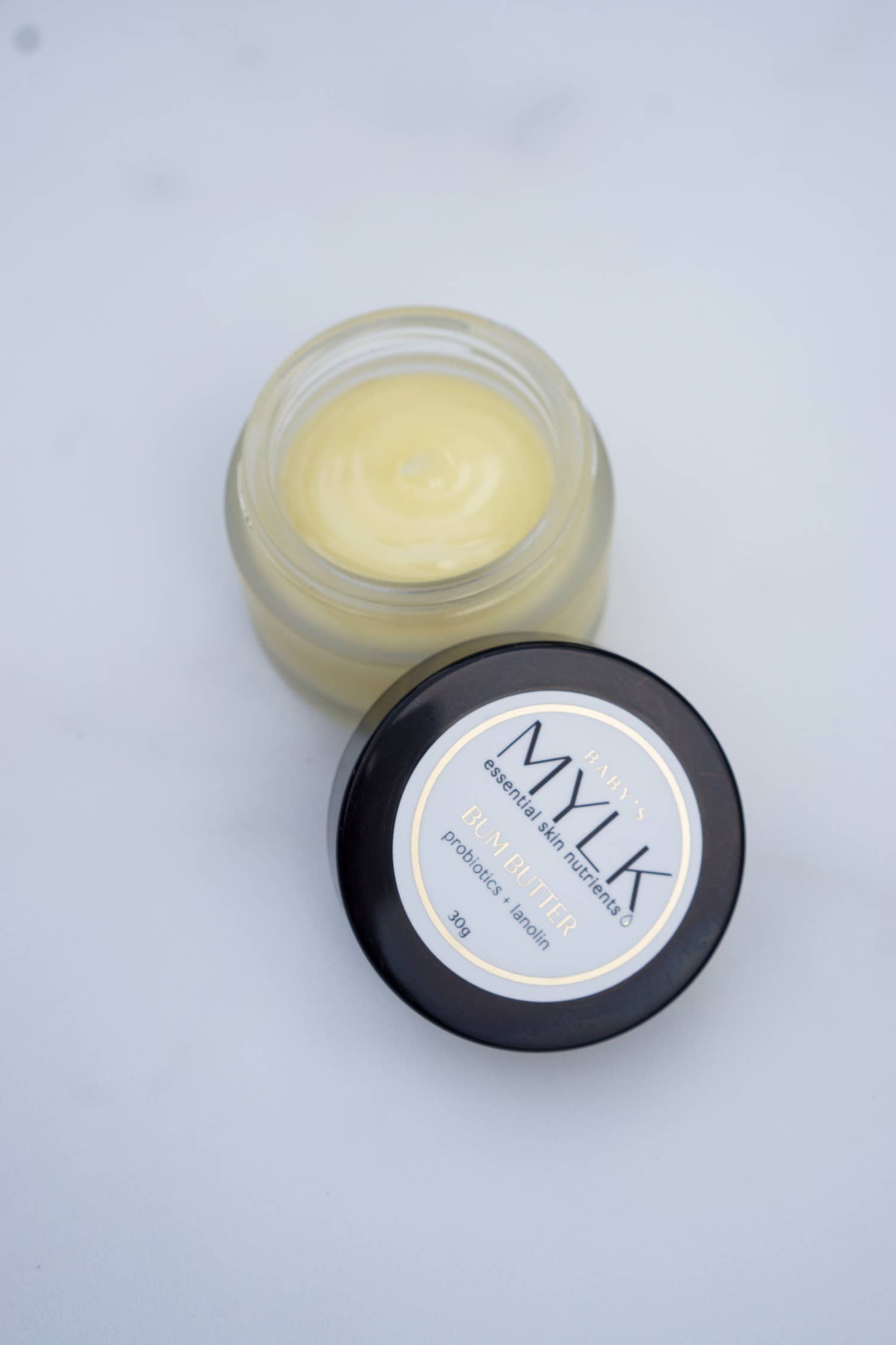 MYLK Divine Skin Nutrients - Wholesale Diaper Cream - Baby's Bum Butter, Probiotics + Lanolin