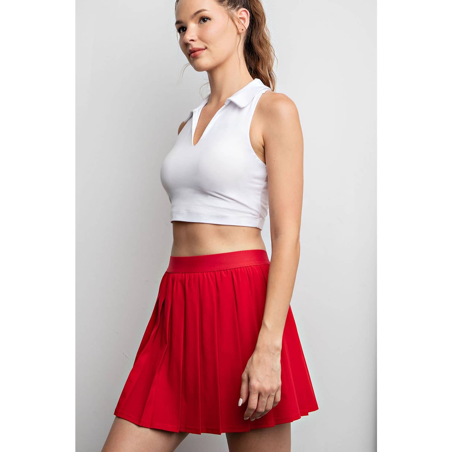 Rae Mode - Wholesale Skort - Women's - STRETCH WOVEN ACTIVE PLEAT TENNIS SKORTS26