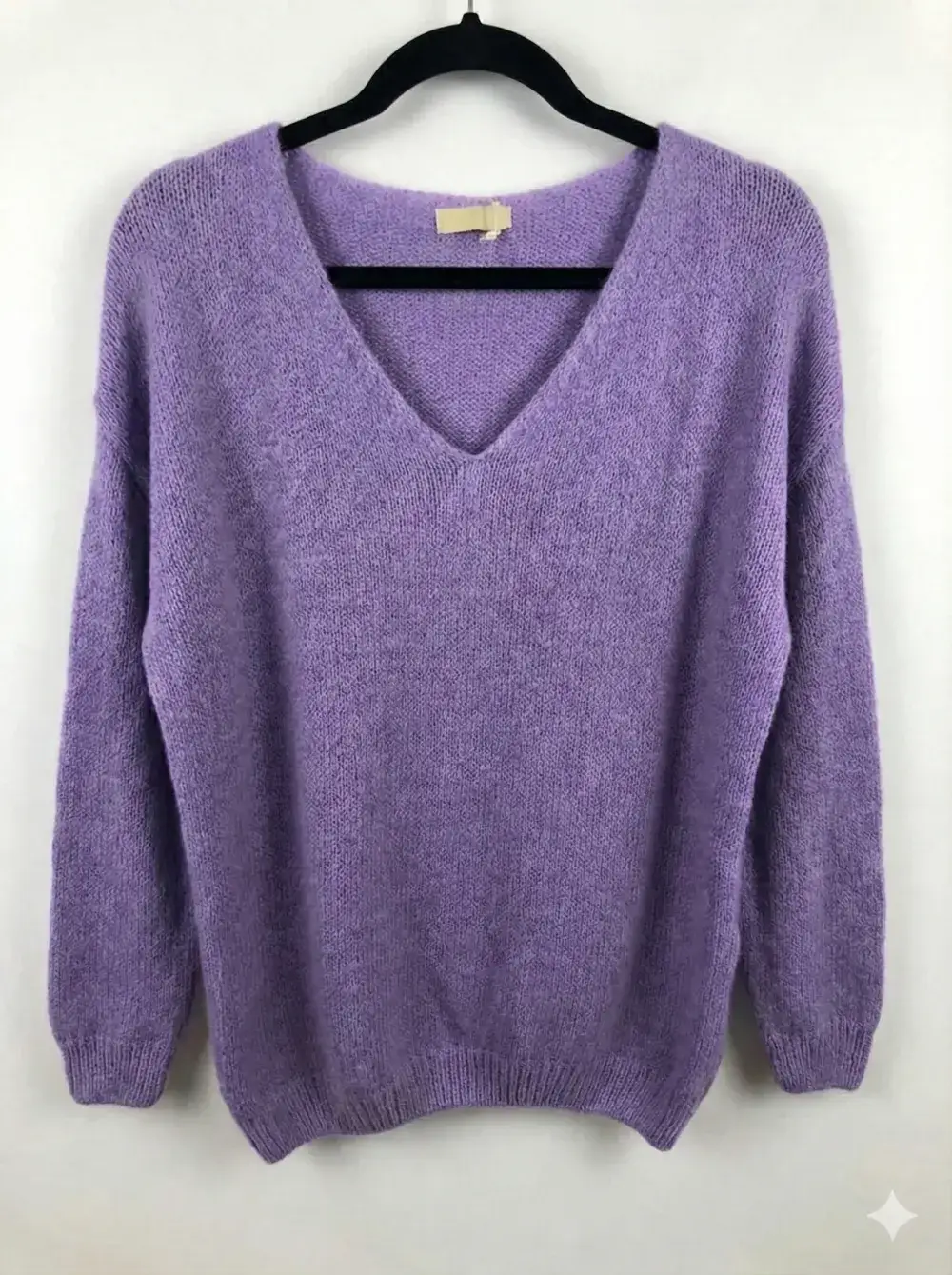 Mimi & Gogo - Vente Pull en maille – femme - Pull uni basique @20127_uni3