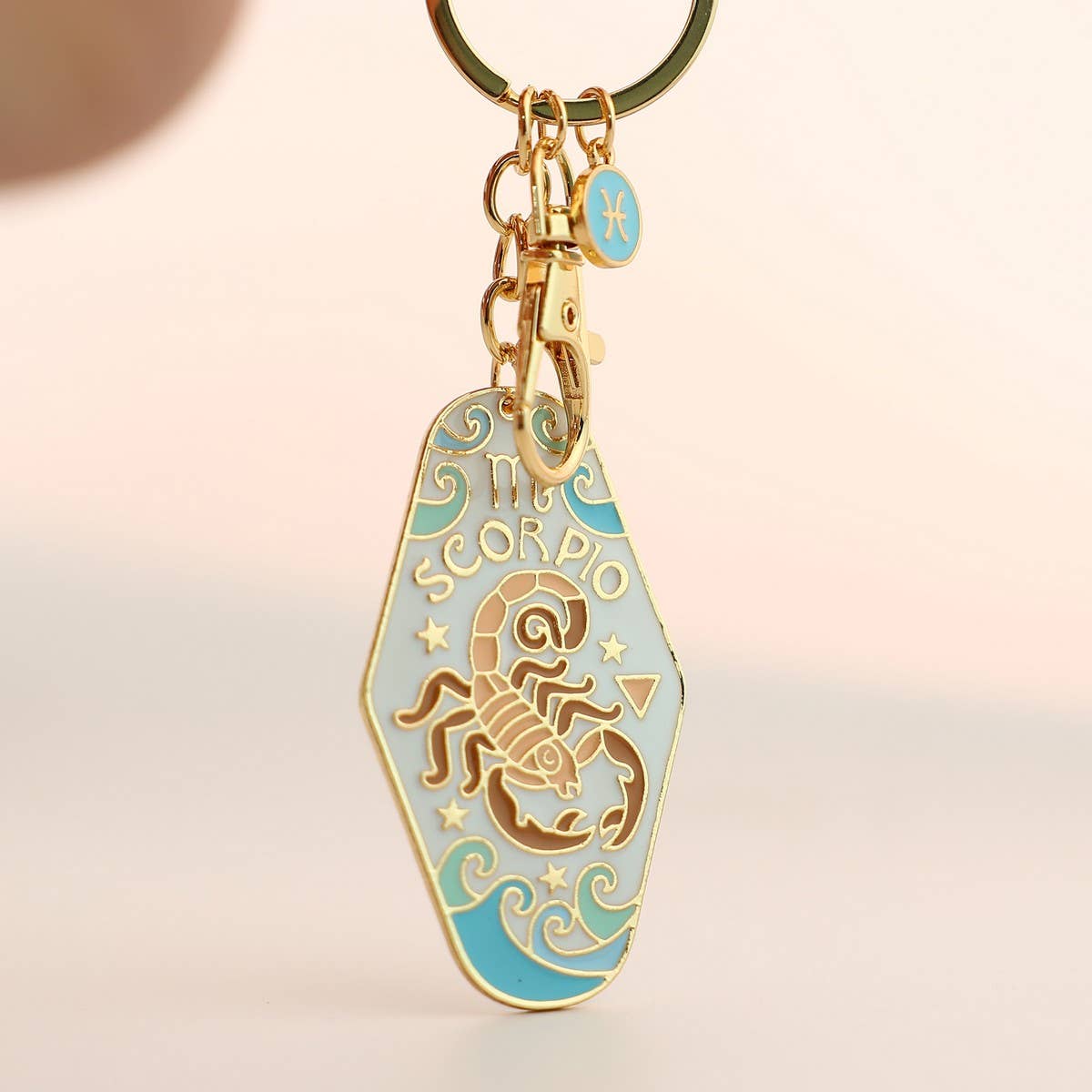 ACCITY - Wholesale Keychain - Women's - Zodiac Motel Keychain – Retro Enamel Design_CWMM101977