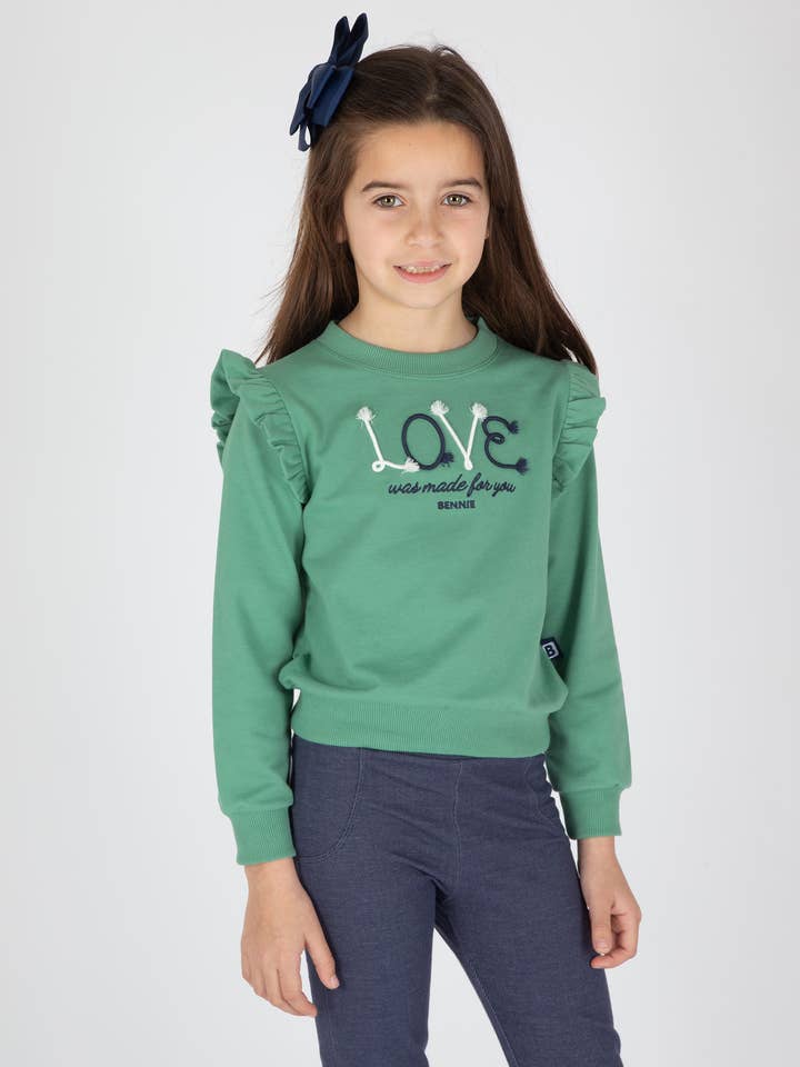 Sweatshirt Love for you for wholesale by BENNIE KIDS