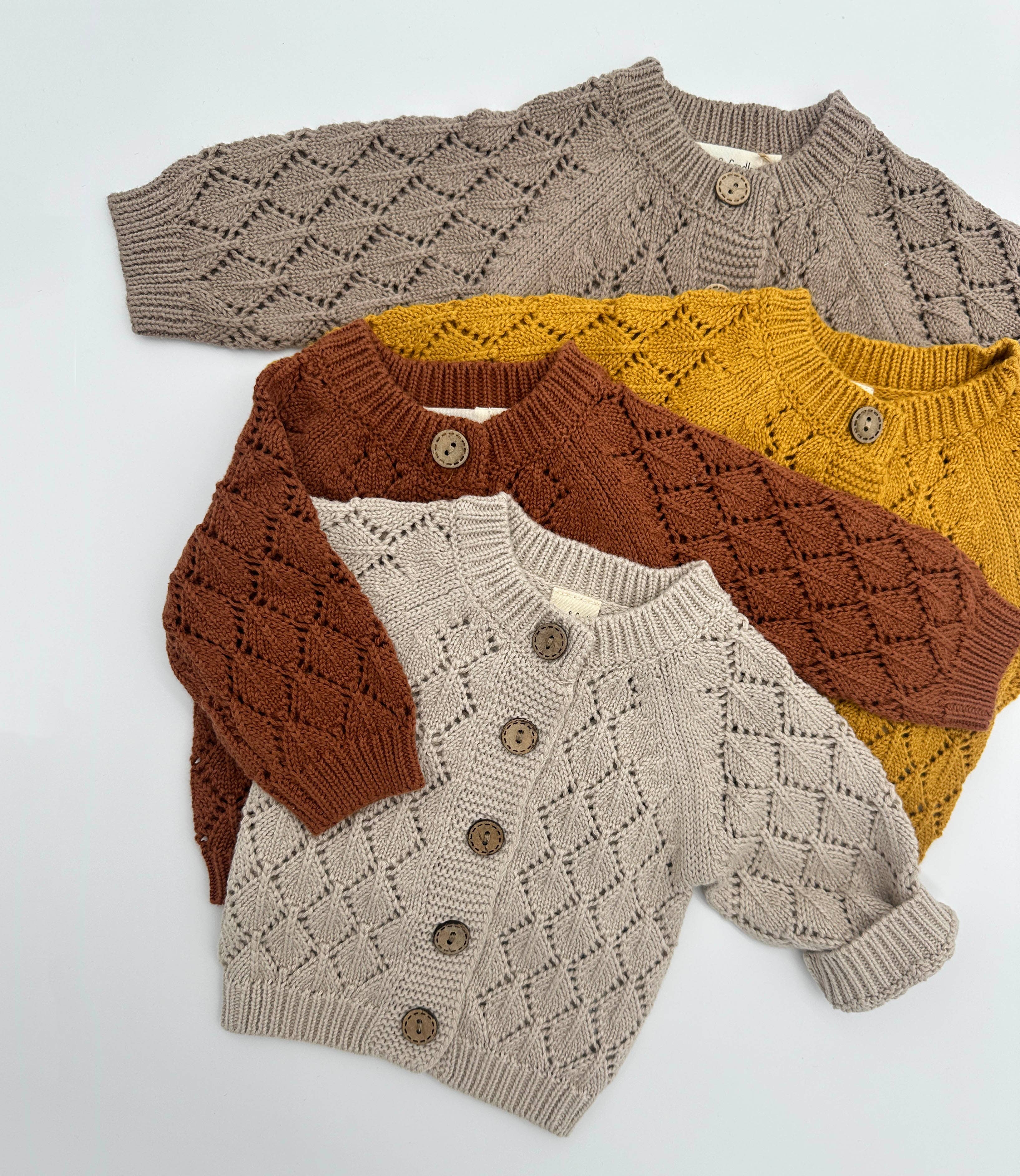 OLIVE & CRADLE – cardigan - Bebé por atacado – Cardigã Annie Diamond2
