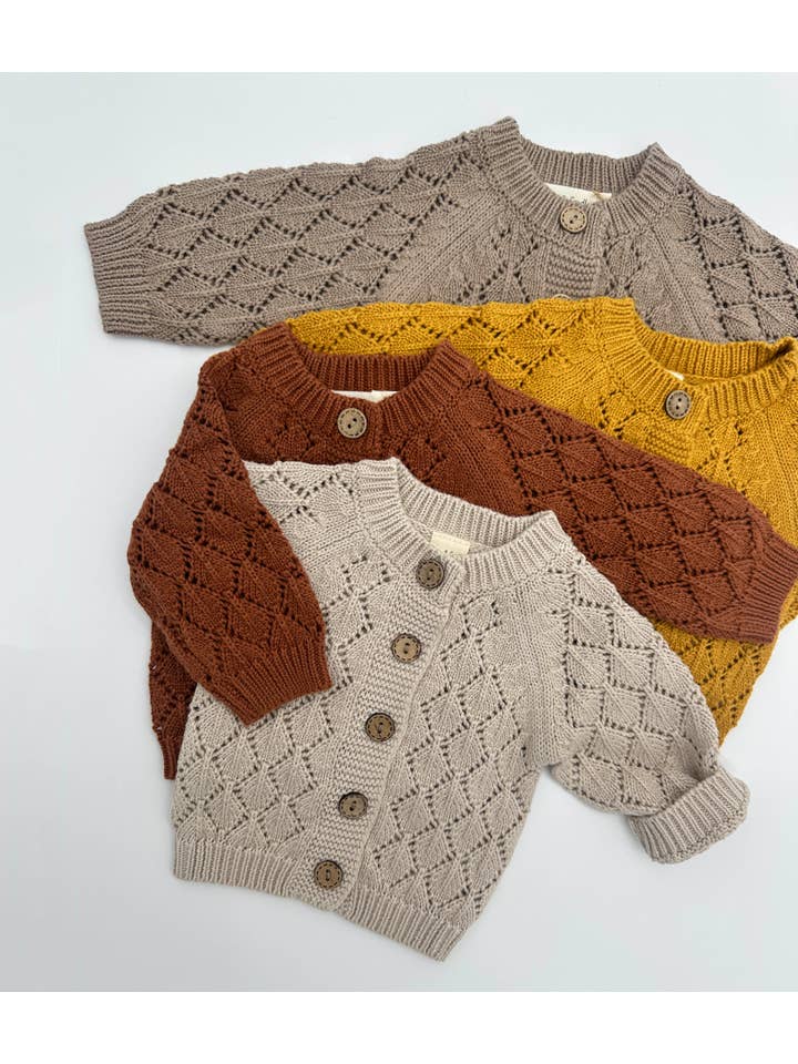 OLIVE & CRADLE – cardigan - Bebé por atacado – Cardigã Annie Diamond2