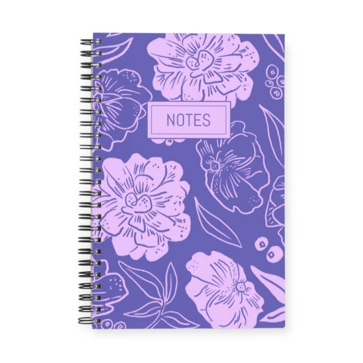 Purple Fields Notebook for wholesale by Jaybee Design
