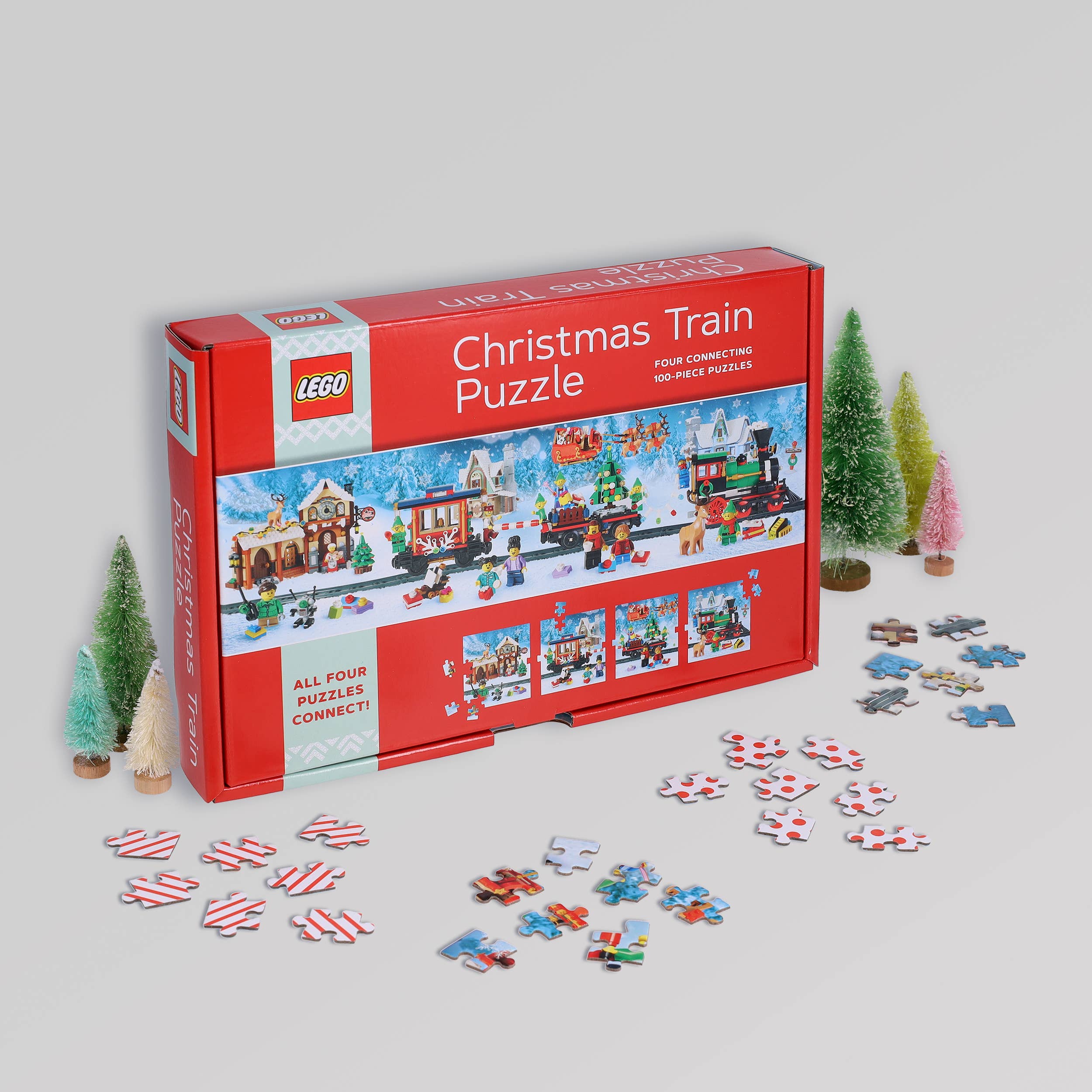 Chronicle Books - Wholesale Puzzle - Adult - LEGO Christmas Train Puzzle6