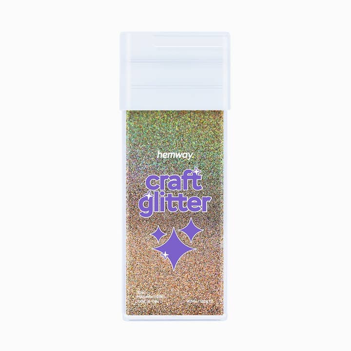 Craft Glitter Shaker Gold Silver Holo 110g for wholesale by Hemway