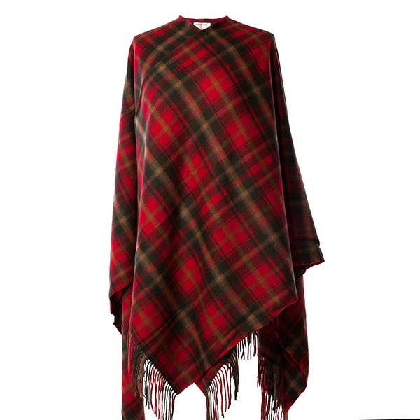 Patrick King Woollen Company - Wholesale Cape - Women's - Dark Maple Lambswool Cape2