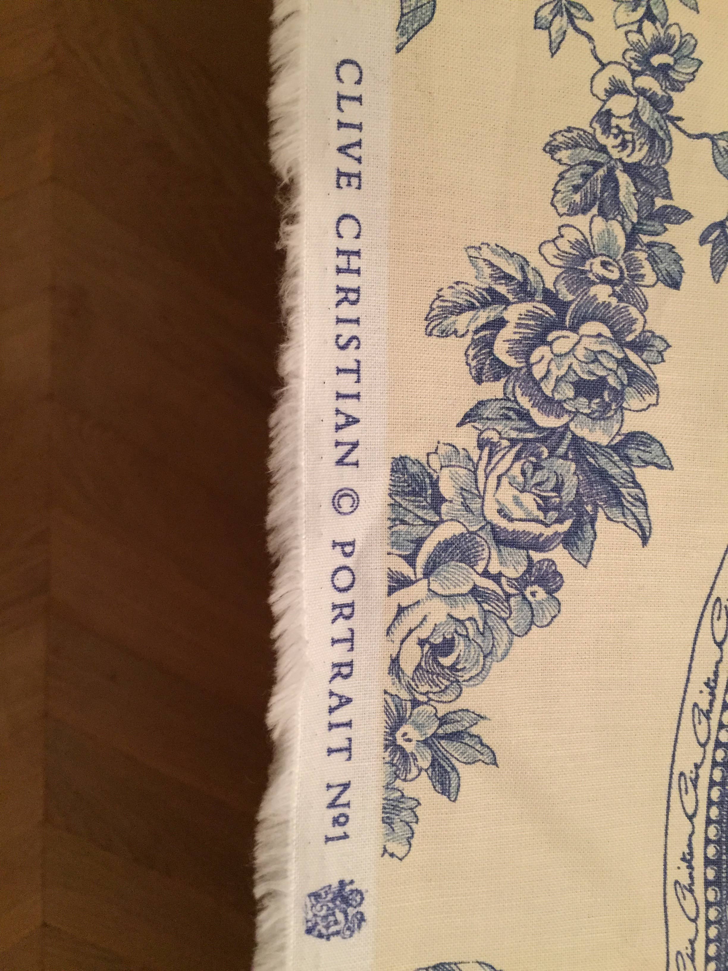 Haoshi by Luxetera - Wholesale Valance - Clive Christian fabric Blue/Ivory3