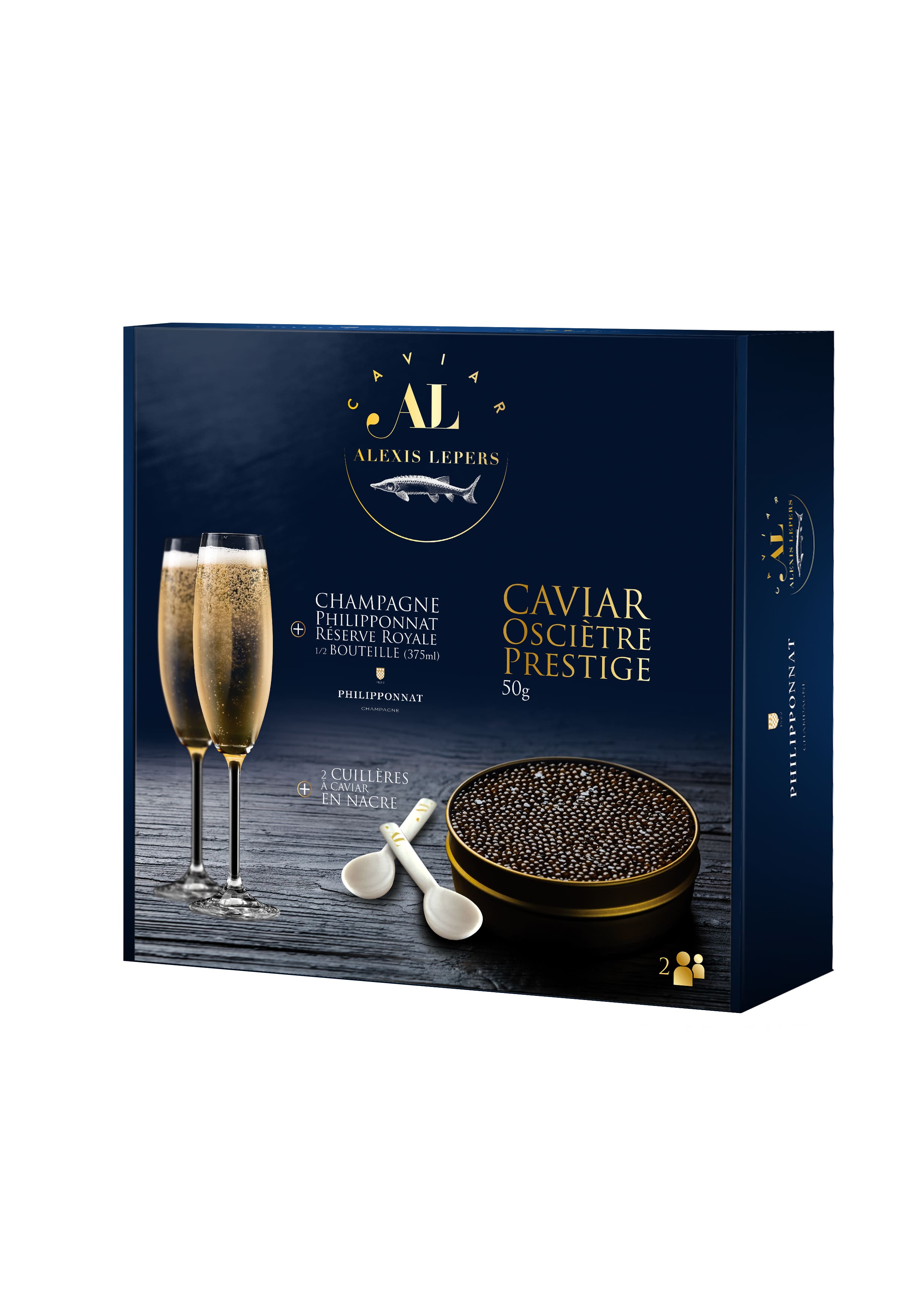 FOODBIOTIC - Wholesale Fish/Seafood - Philipponnat Oscieter Caviar Prestige & Champagne Set