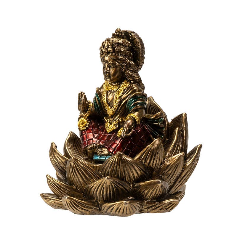 Pacific Trading - Wholesale Decorative Figurine - Lakshmi Hindu Goddess on Lotus4