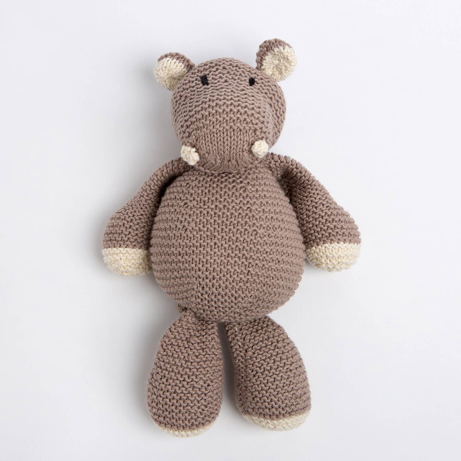Wool Couture Company - Wholesale Knitting/Crochet Supplies - Sophia The Hippo Easy Cotton Knitting Kit2