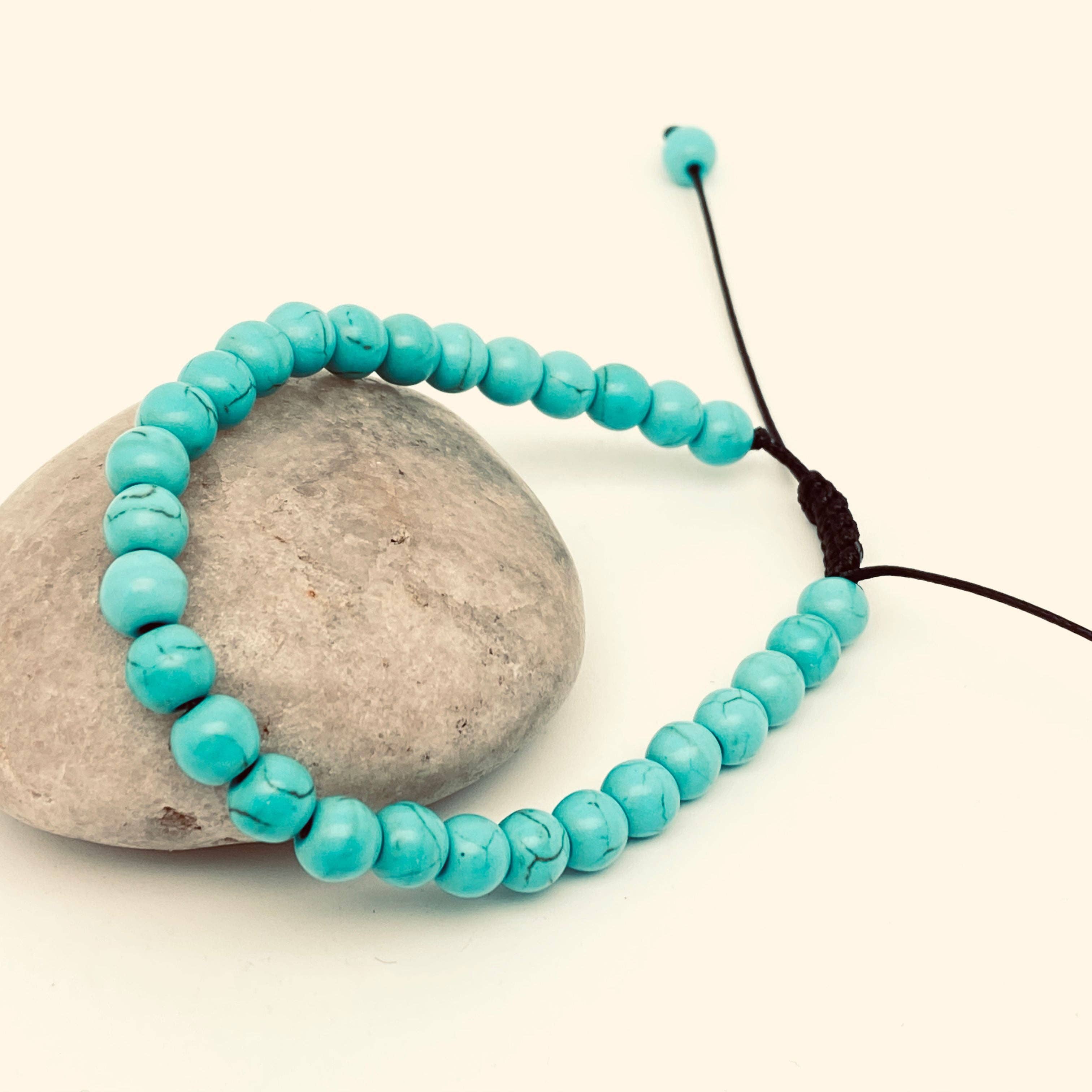 Mio Queena – wholesale Beaded bracelet – 6mm Natural Stone Hand Woven Stretch Bracelets47