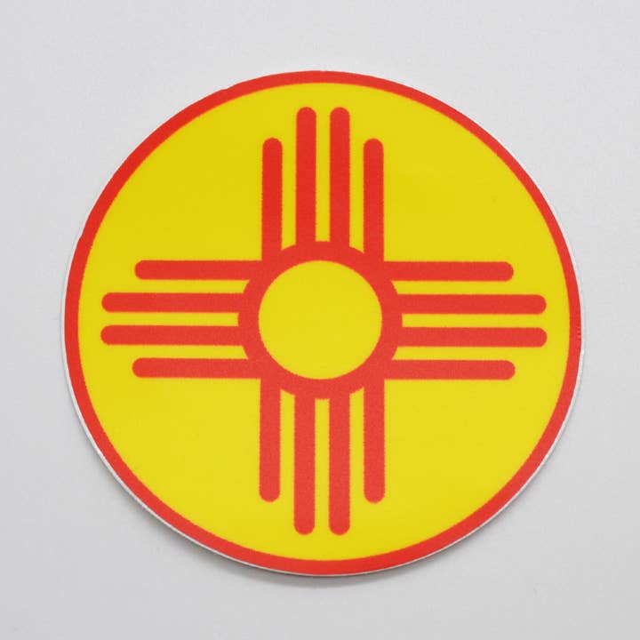 Metal the Brand - Wholesale Sticker - Zia Yellow Circle - Sticker0