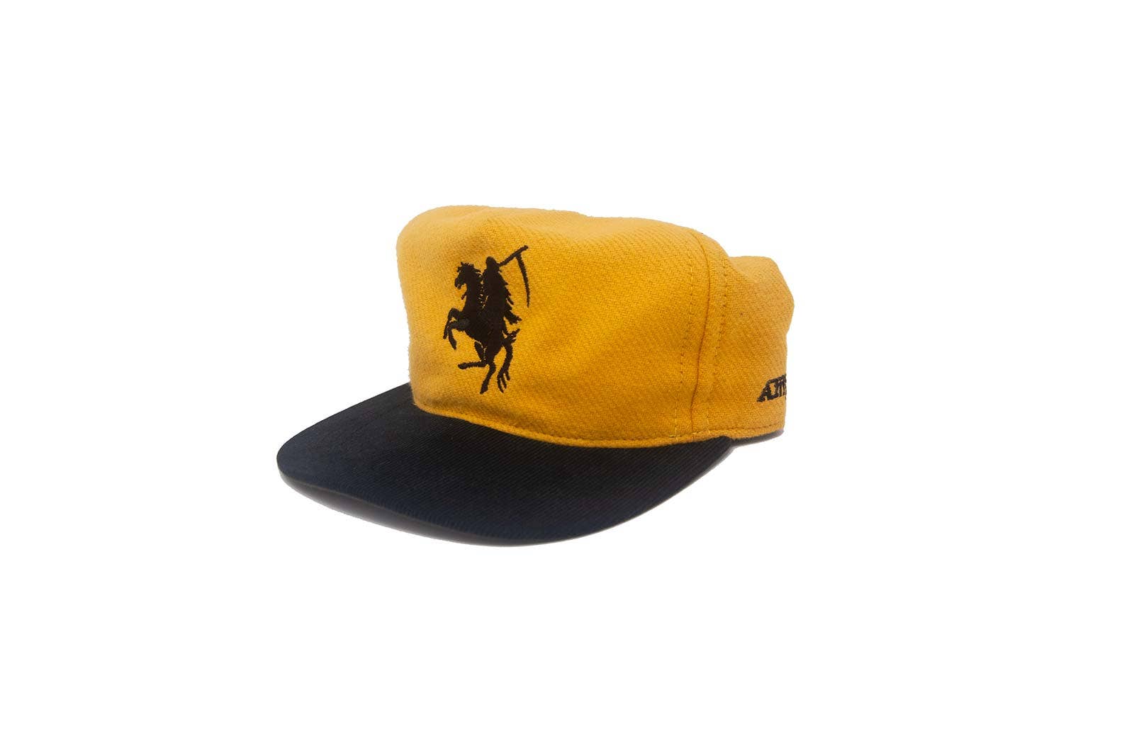 The Ampal Creative - Wholesale Flat Brim Cap - Unisex - LIVE FAST Gold - Snapback1