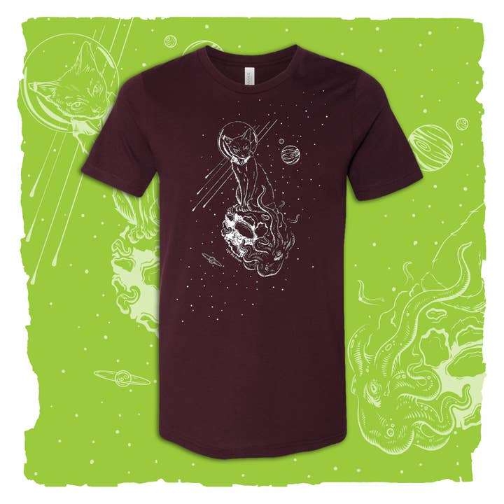 Pete the Catstonaut T-shirt for wholesale by Lofty Dog Designs