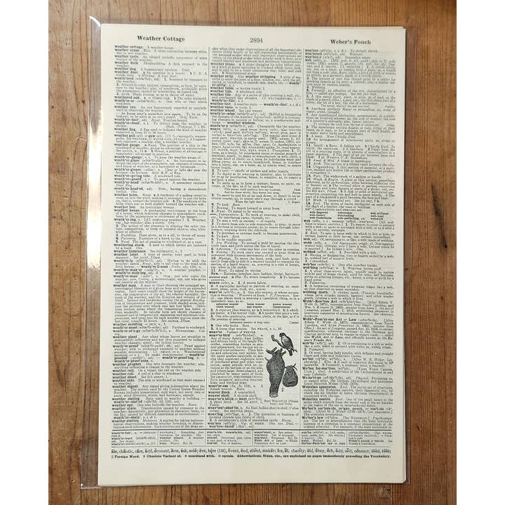 Blank Dictionary Pages (Pack of 25) for wholesale by Vintage Dictionary Art