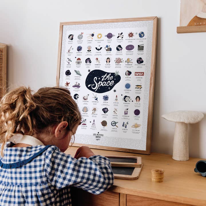 Affiche "The space" pour la vente par Les Petites Dates