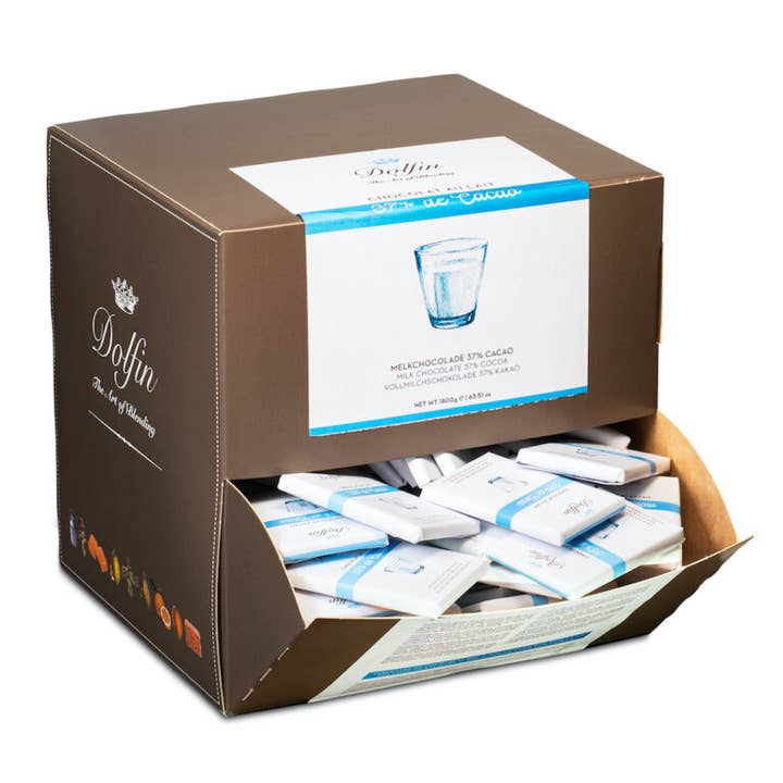 Mini Tablets in Bulk - Milk 37% Cocoa for wholesale by Dolfin