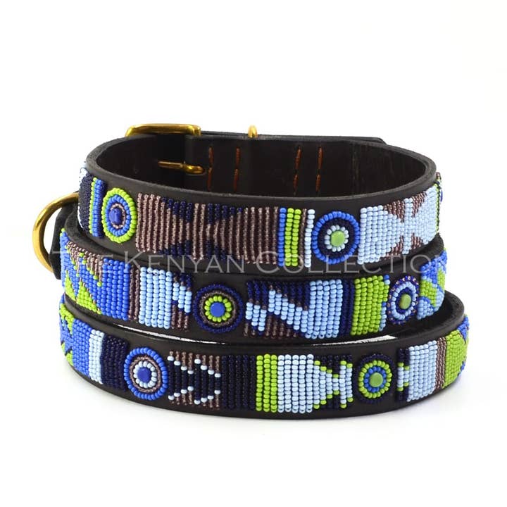 The Kenyan Collection Inc. dba TKC Inc – coleira - Cão por atacado – Coleira de cachorro frisada flor da paixão0